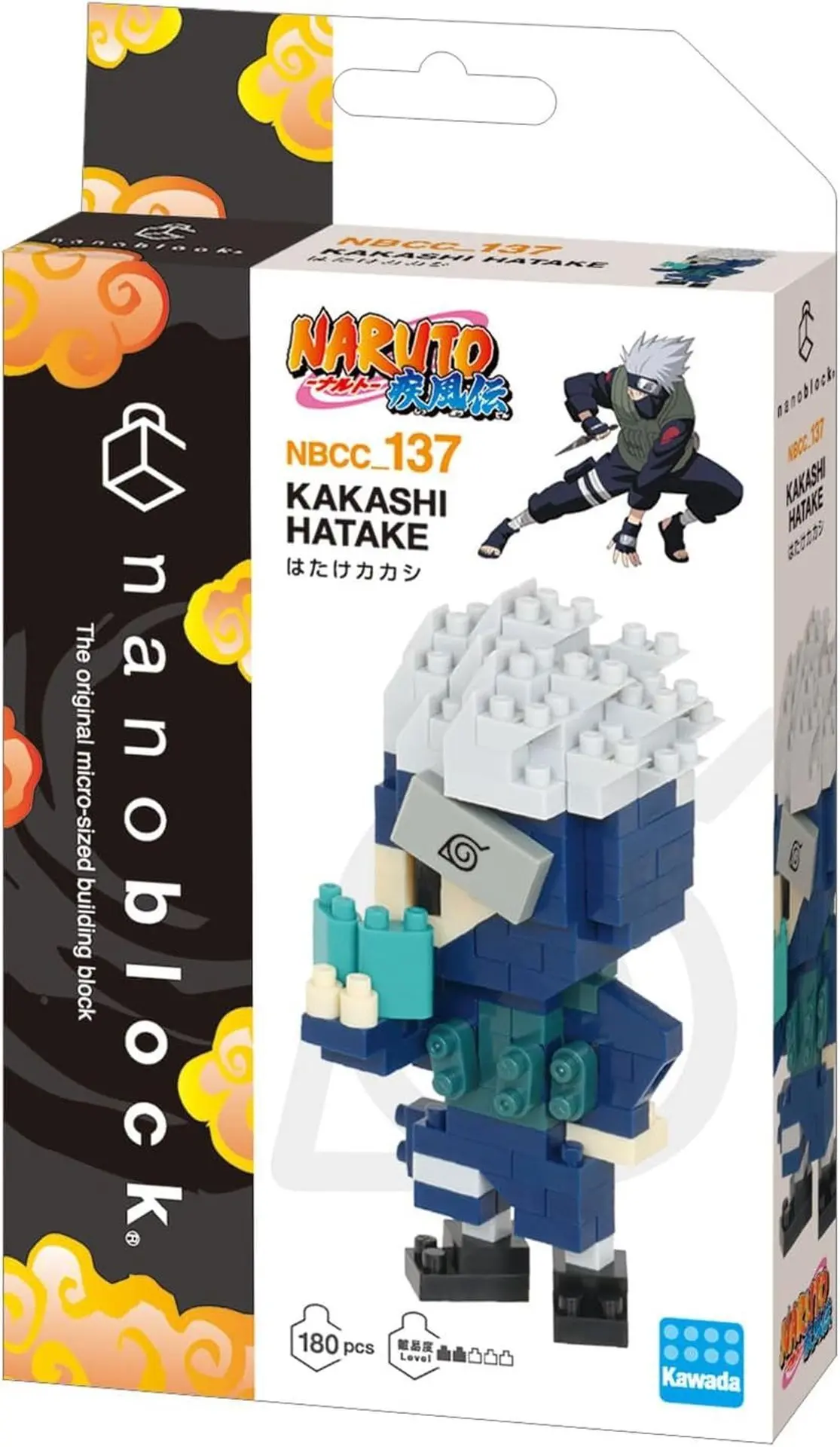 Cover: 4972825224243 | Nanoblock - Naruto Shippuden - Kakashi Hatake - 180 Teile | Bandai