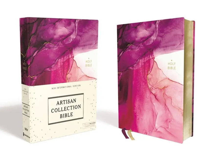 Cover: 9780310454243 | Niv, Artisan Collection Bible, Cloth Over Board, Pink, Art Gilded...