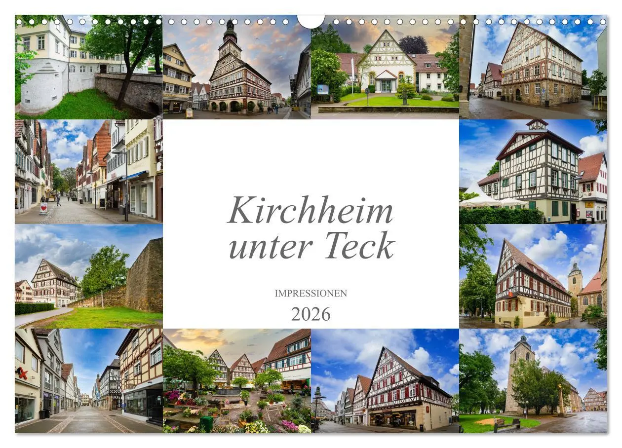 Cover: 9783457604243 | Kirchheim unter Teck Impressionen (Wandkalender 2026 DIN A3 quer),...
