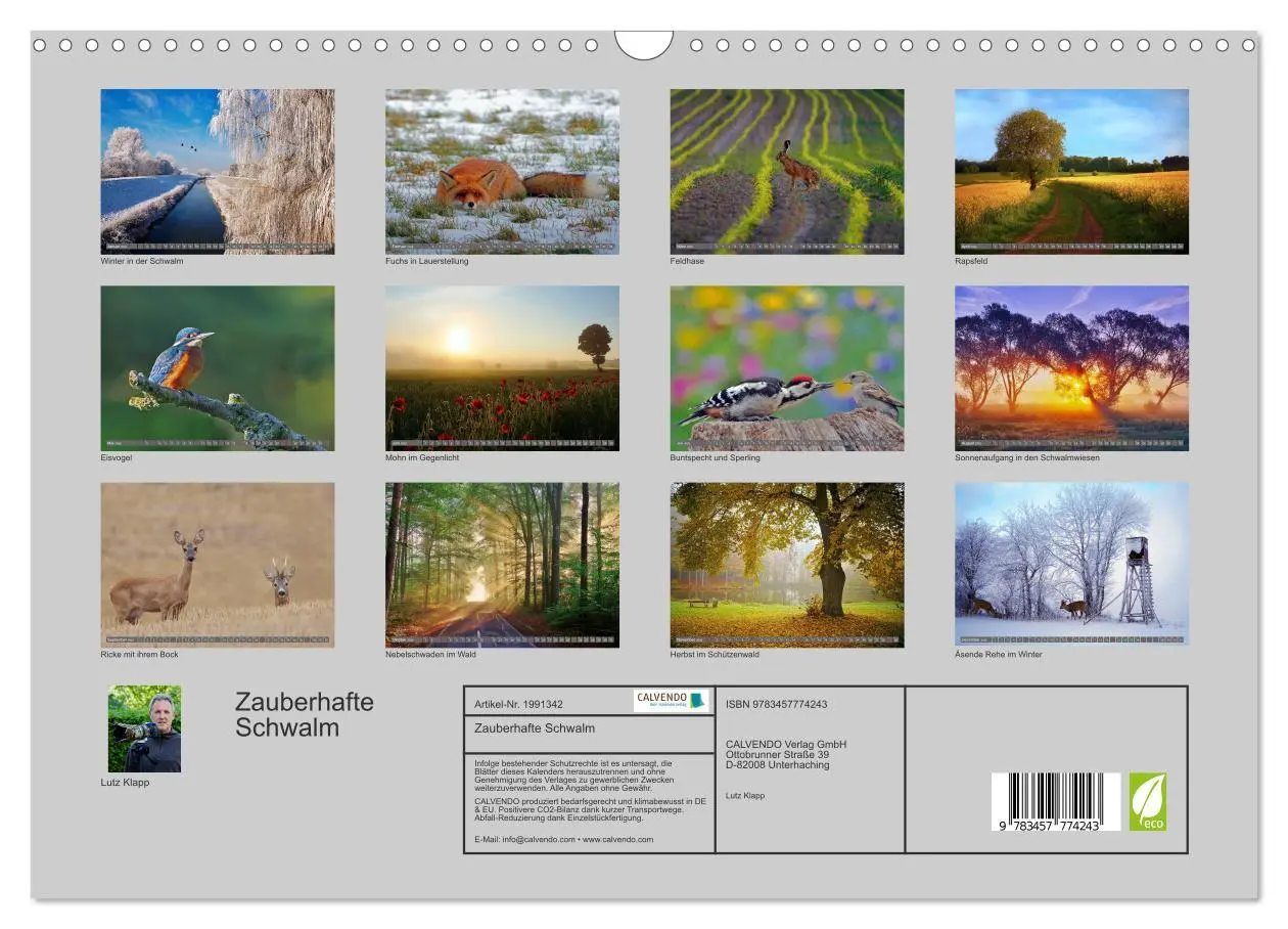 Bild: 9783457774243 | Zauberhafte Schwalm (Wandkalender 2026 DIN A3 quer), CALVENDO...