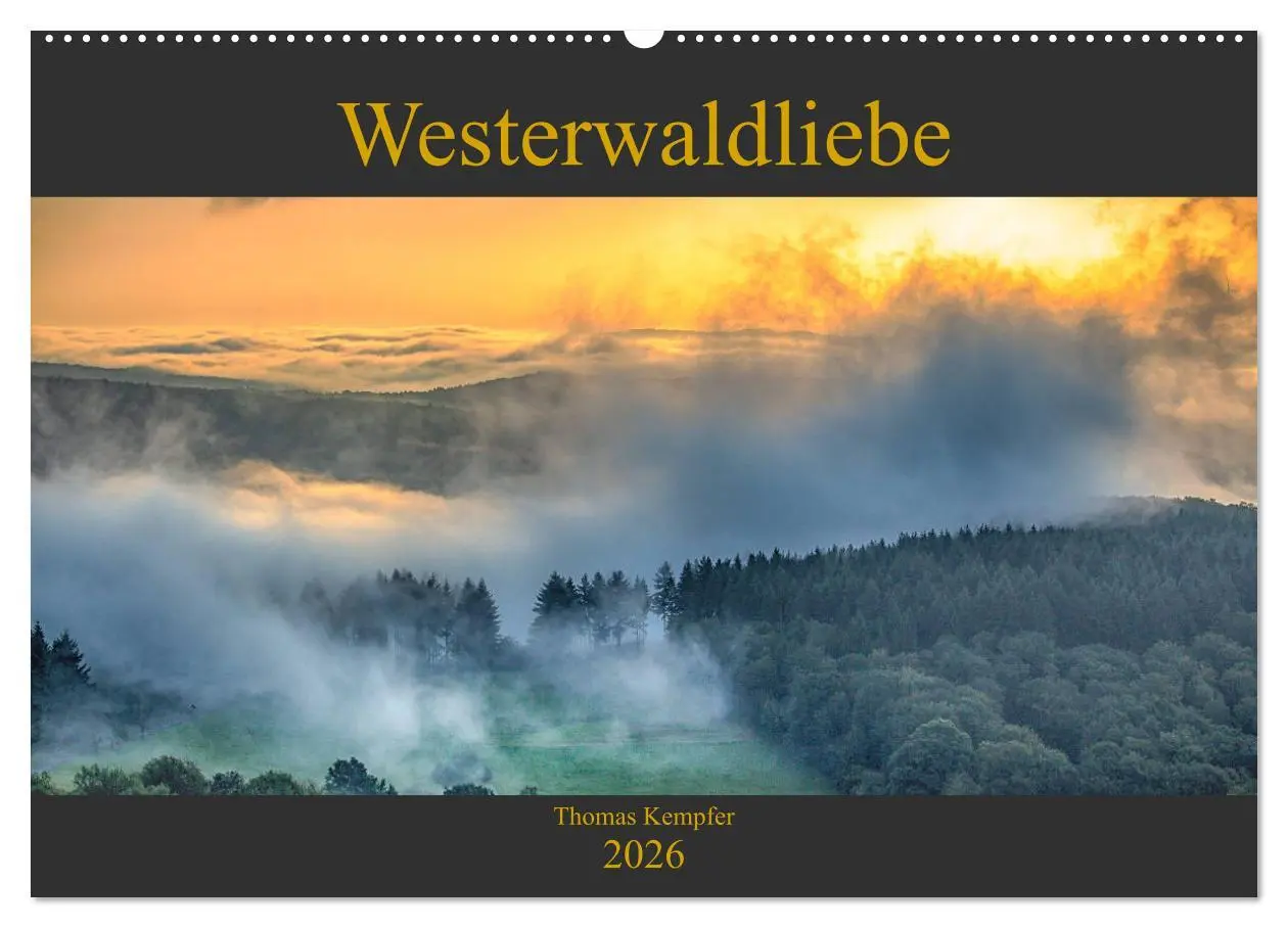 Cover: 9783457844243 | Westerwaldliebe (Wandkalender 2026 DIN A2 quer), CALVENDO...