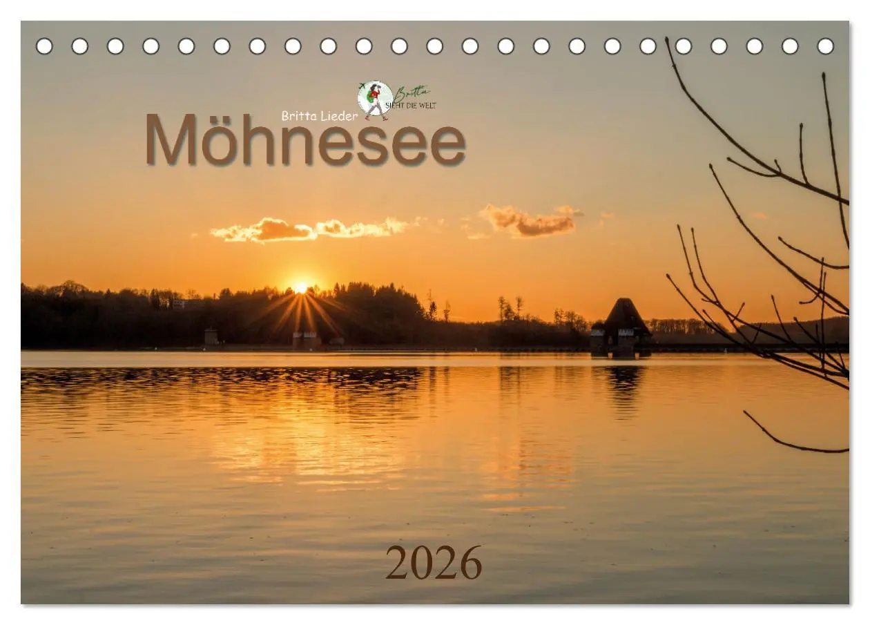 Cover: 9783457914243 | Möhnesee - das westfälische Meer (Tischkalender 2026 DIN A5 quer),...