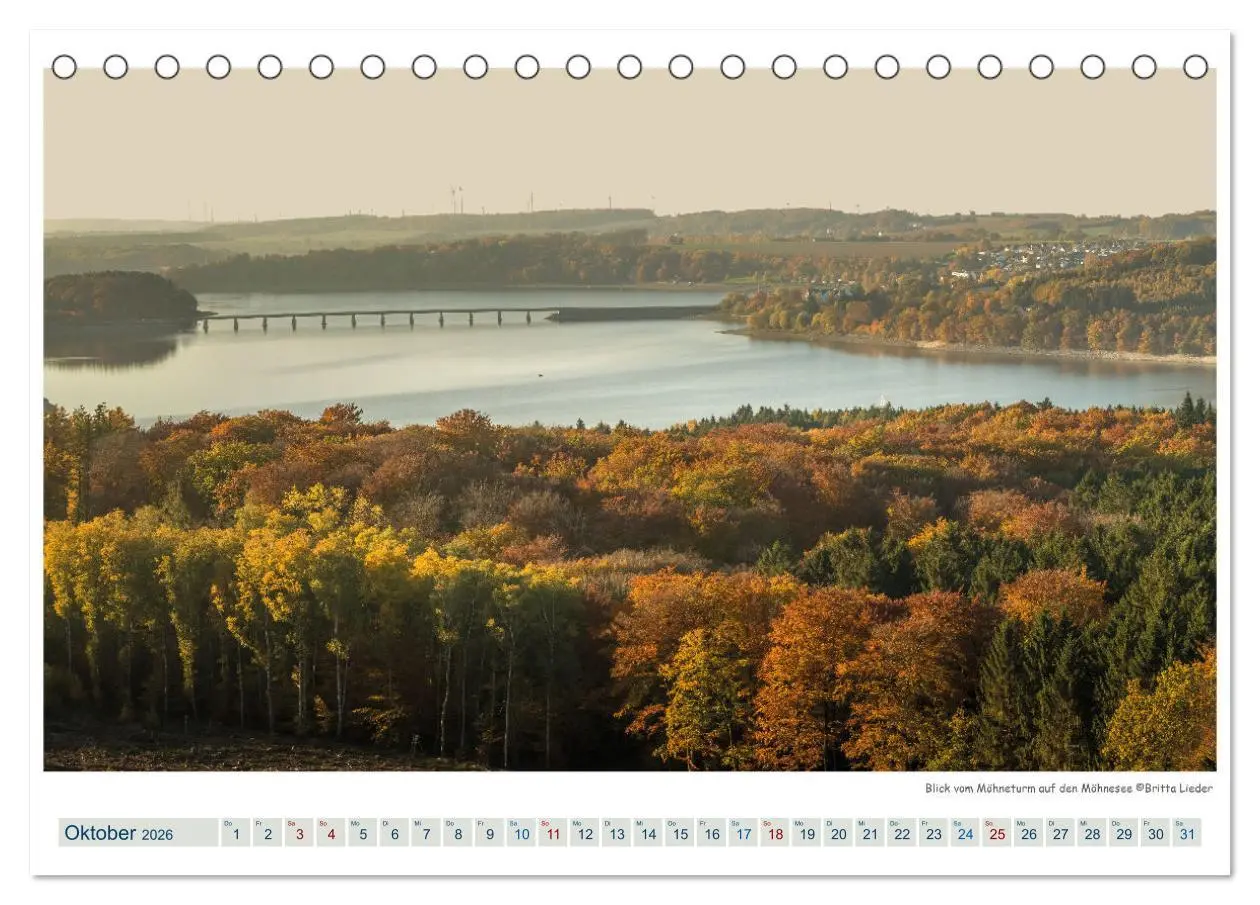 Bild: 9783457914243 | Möhnesee - das westfälische Meer (Tischkalender 2026 DIN A5 quer),...