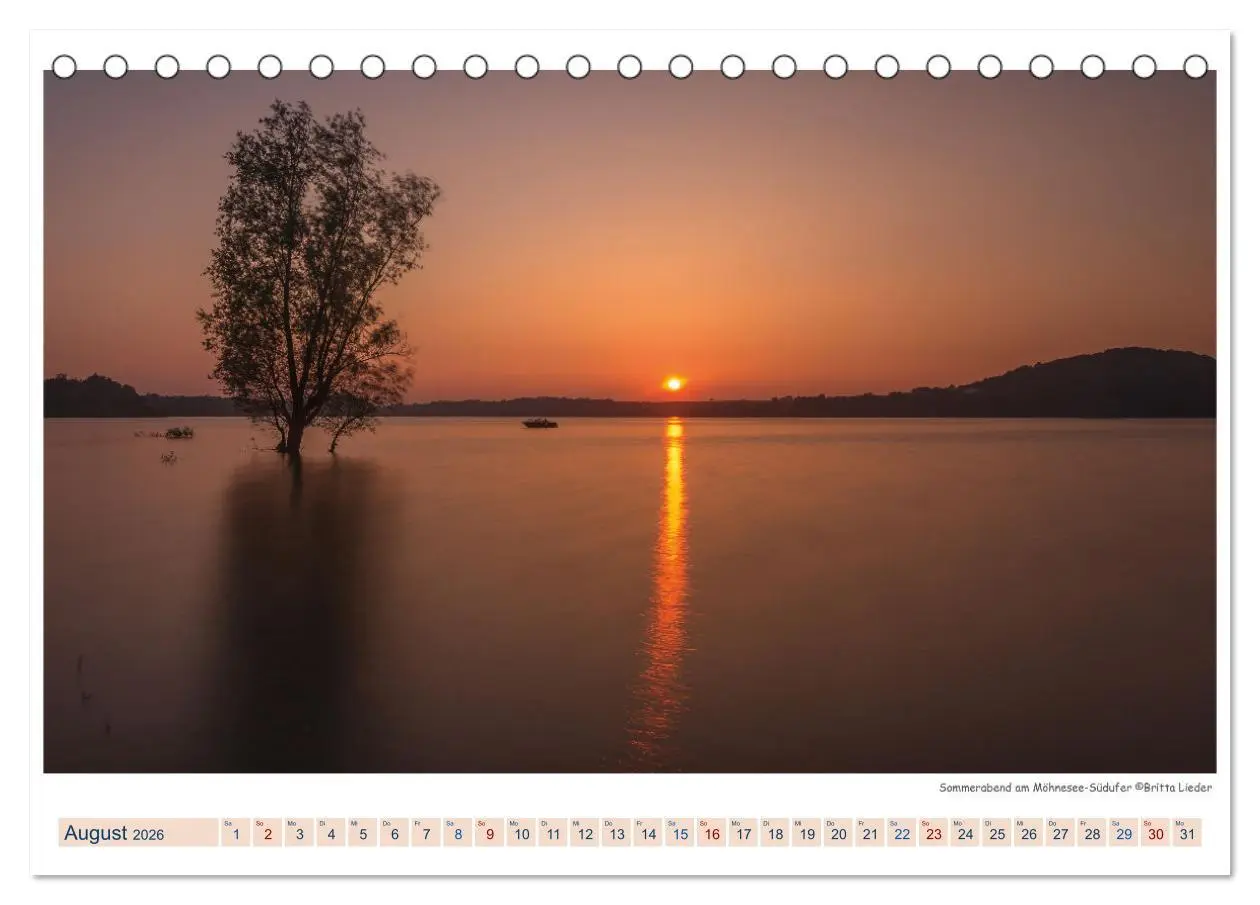 Bild: 9783457914243 | Möhnesee - das westfälische Meer (Tischkalender 2026 DIN A5 quer),...