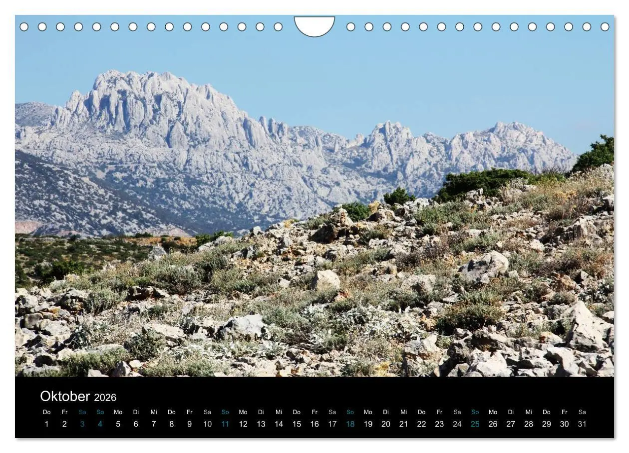 Bild: 9783516174243 | Kroatien (Wandkalender 2026 DIN A4 quer), CALVENDO Monatskalender
