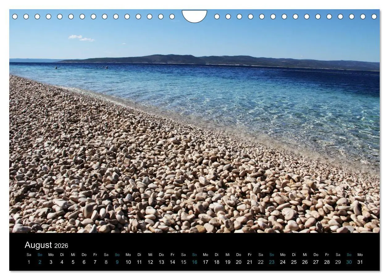 Bild: 9783516174243 | Kroatien (Wandkalender 2026 DIN A4 quer), CALVENDO Monatskalender
