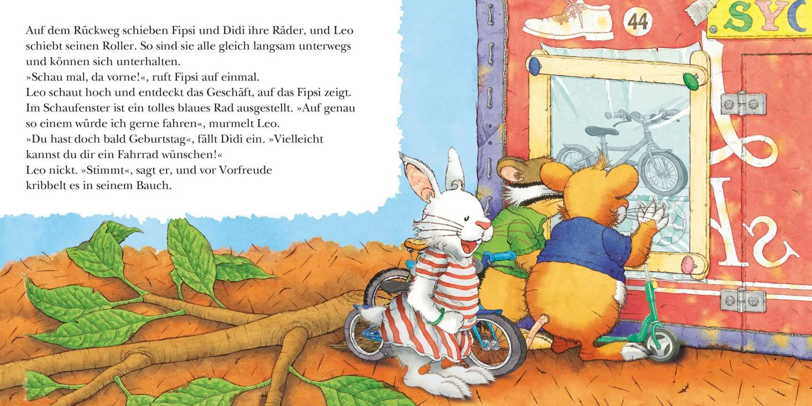 Bild: 9783551034243 | Maxi Pixi 505: Leo Lausemaus lernt Rad fahren | Sophia Witt | Buch