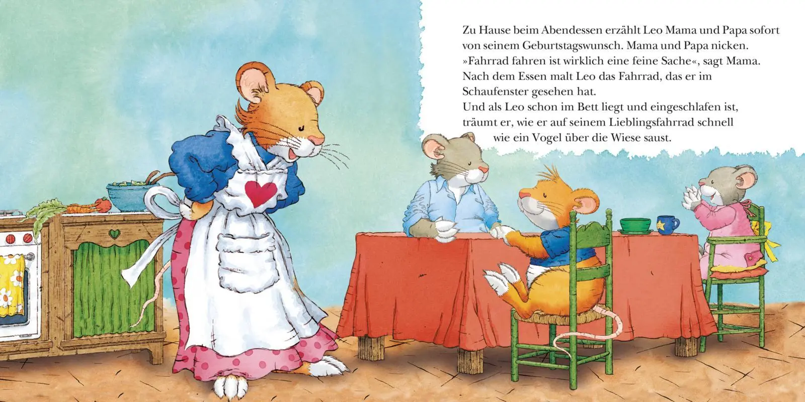Bild: 9783551034243 | Maxi Pixi 505: Leo Lausemaus lernt Rad fahren | Sophia Witt | Buch