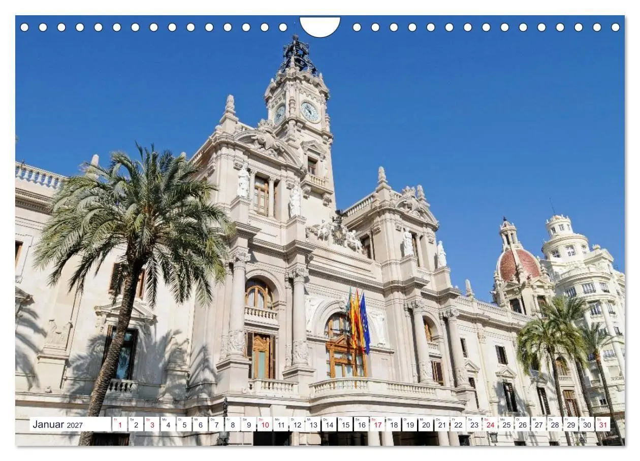 Bild: 9783594224243 | Valencia (Wandkalender 2027 DIN A4 quer), CALVENDO Monatskalender