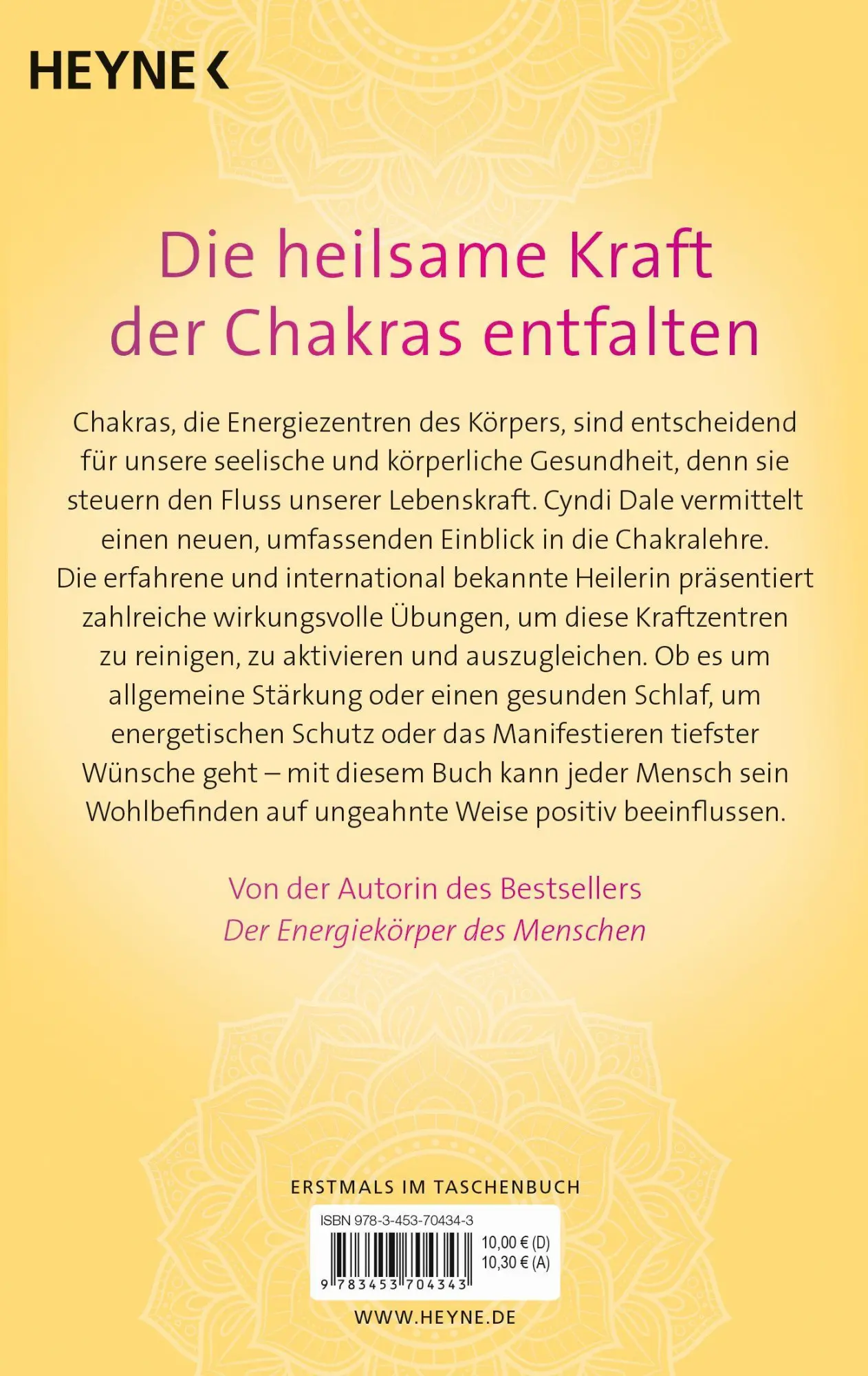 Bild: 9783453704343 | Das Handbuch der Chakra-Arbeit | Cyndi Dale | Taschenbuch | 224 S.