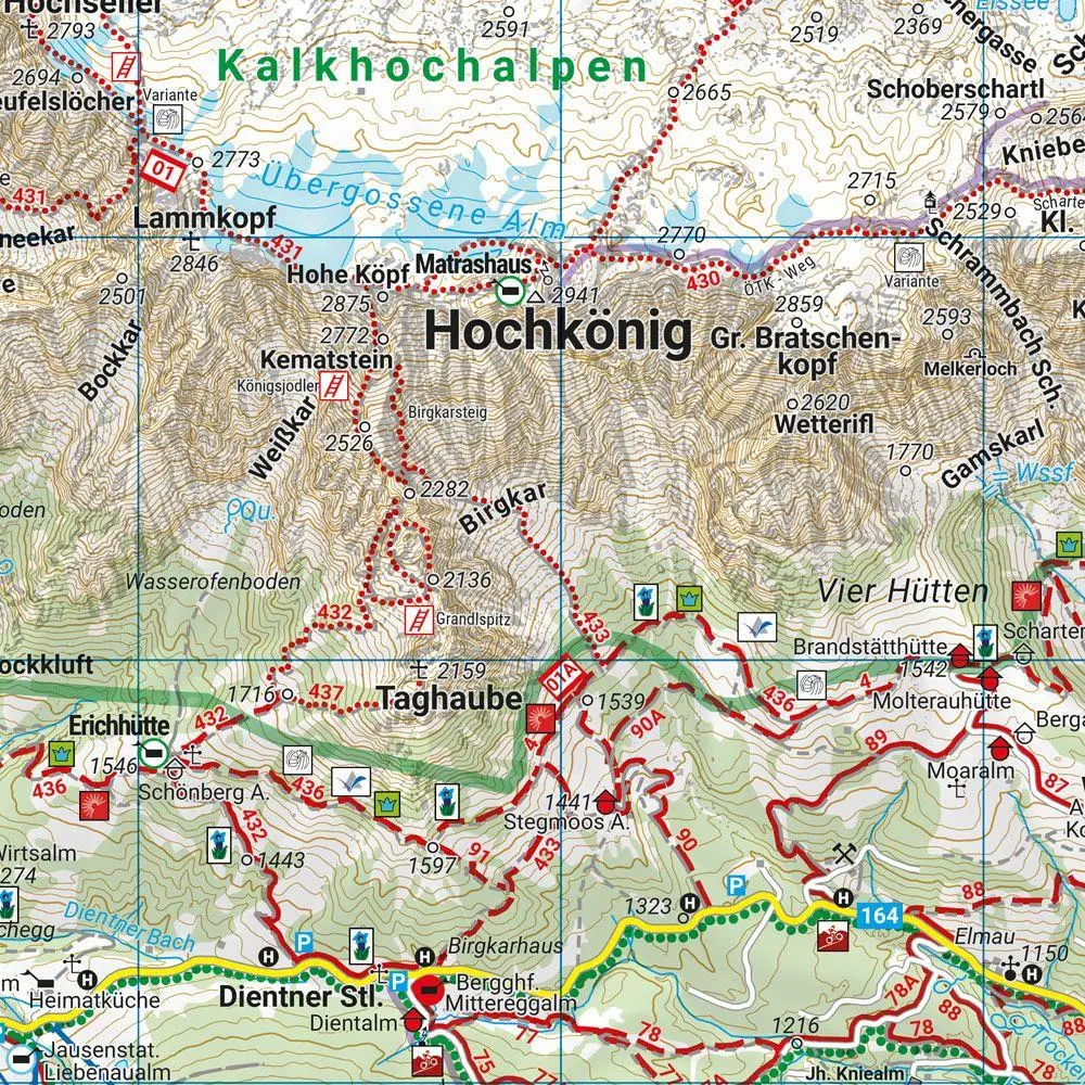 Bild: 9783707924343 | freytag &amp; berndt Wanderkarte WK 103 Hochkönig, Saalfelden - Pongau...