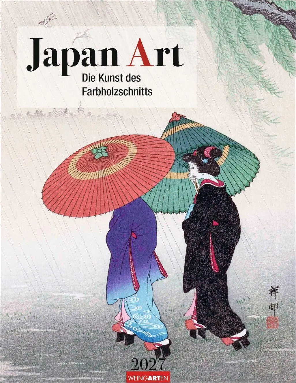 Cover: 9783839904343 | Japan Art Kalender 2027 - Die Kunst des Farbholzsschnitts | Kalender