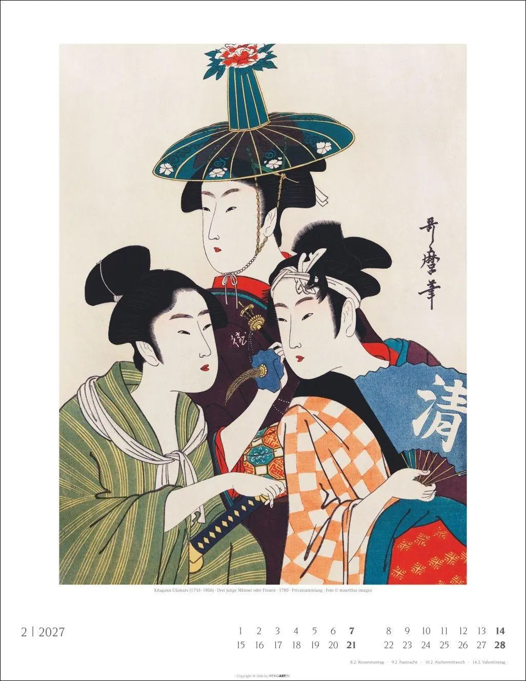 Bild: 9783839904343 | Japan Art Kalender 2027 - Die Kunst des Farbholzsschnitts | Kalender