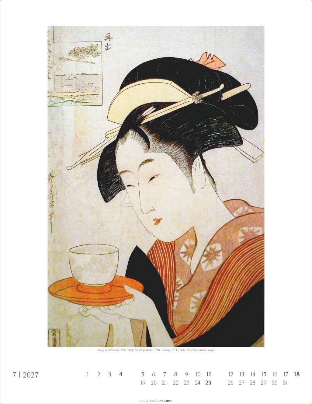 Bild: 9783839904343 | Japan Art Kalender 2027 - Die Kunst des Farbholzsschnitts | Kalender