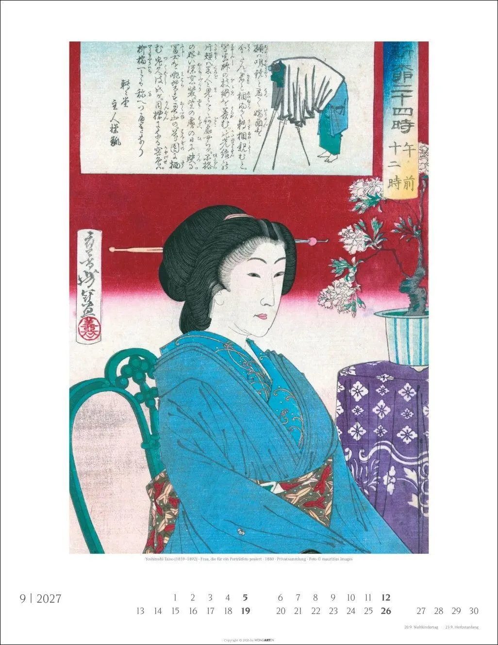 Bild: 9783839904343 | Japan Art Kalender 2027 - Die Kunst des Farbholzsschnitts | Kalender