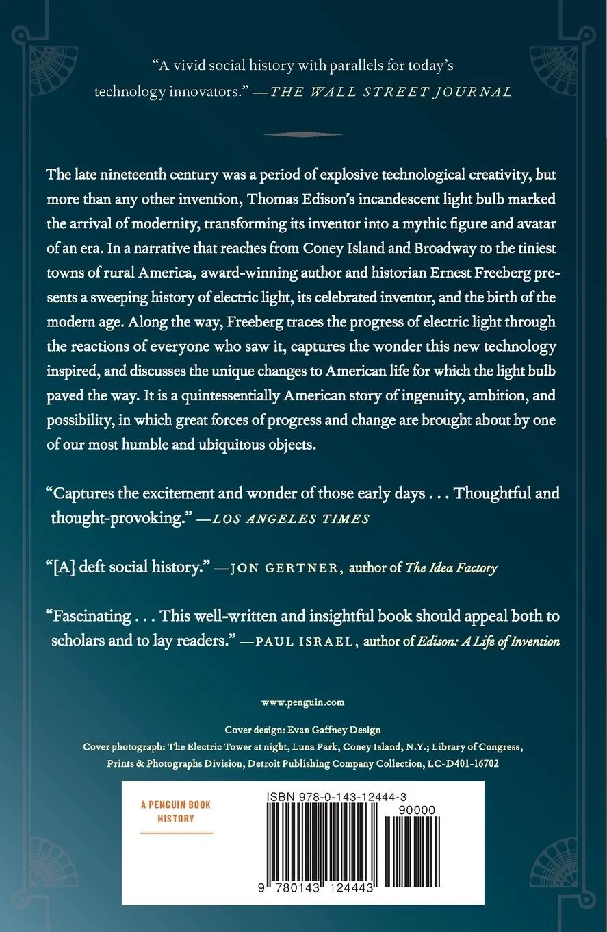 Rückseite: 9780143124443 | The Age of Edison | Electric Light and the Invention of Modern America