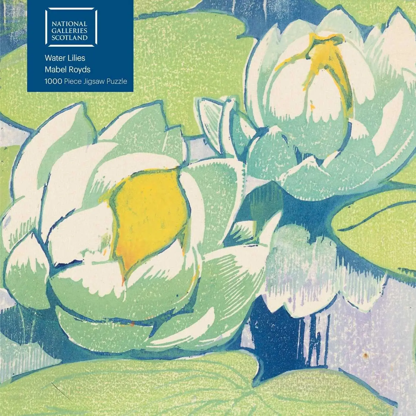 Cover: 9781839644443 | Adult Jigsaw Puzzle Ngs: Mabel Royds - Water Lilies | Publishing