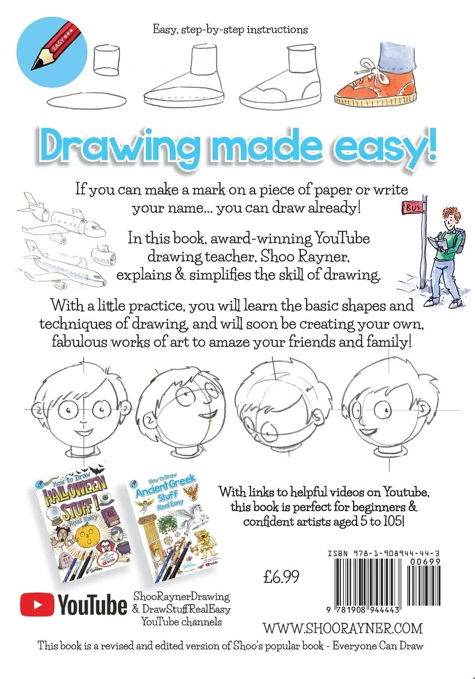 Rückseite: 9781908944443 | Draw Stuff Real Easy | Shoo Rayner | Taschenbuch | Englisch | 2022