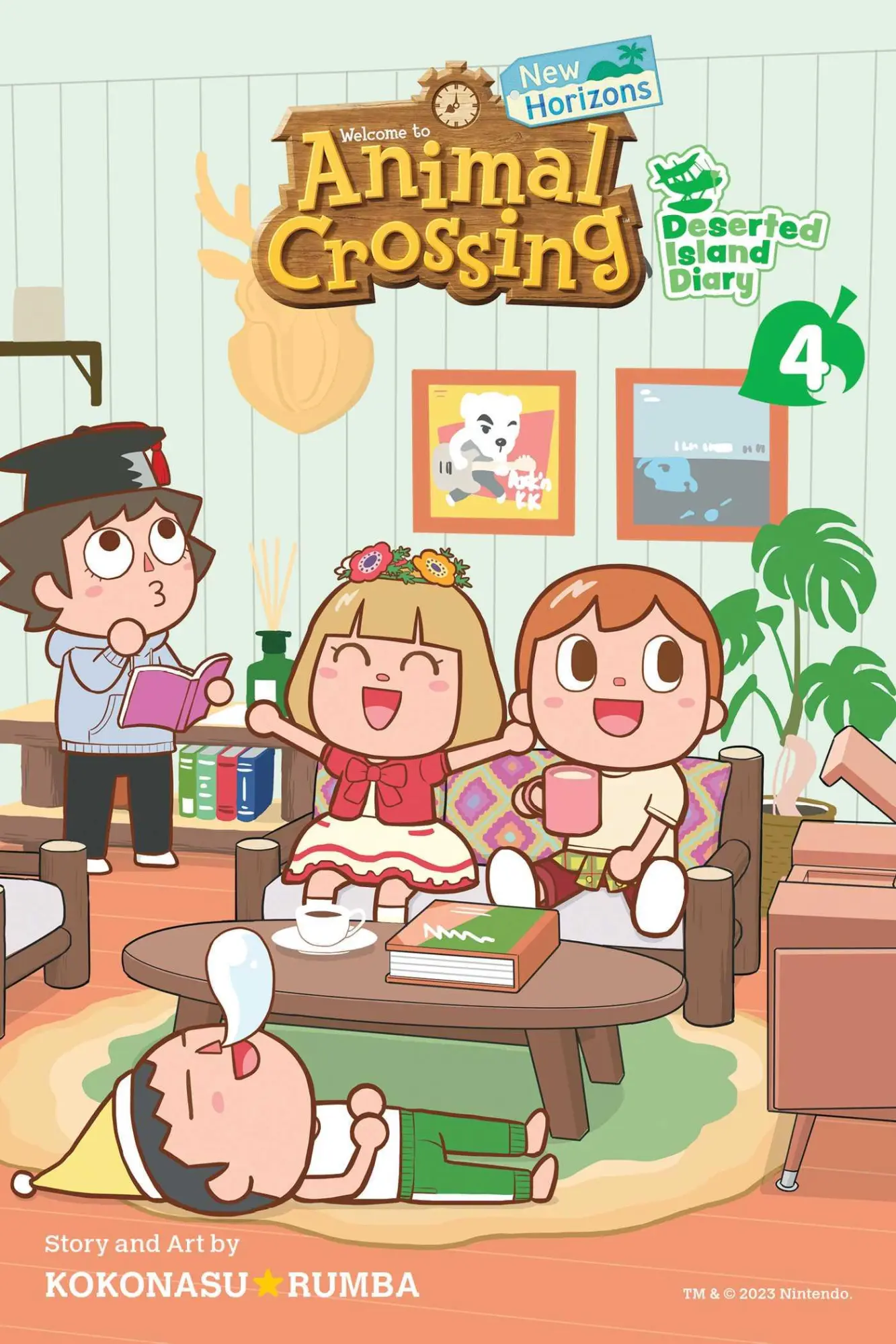 Cover: 9781974734443 | Animal Crossing: New Horizons, Vol. 4 | Deserted Island Diary | Rumba