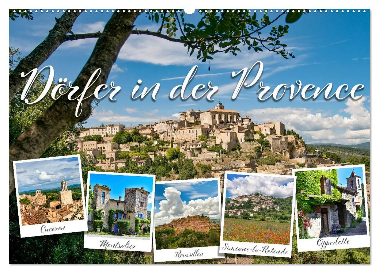 Cover: 9783457514443 | Dörfer in der Provence (Wandkalender 2026 DIN A2 quer), CALVENDO...