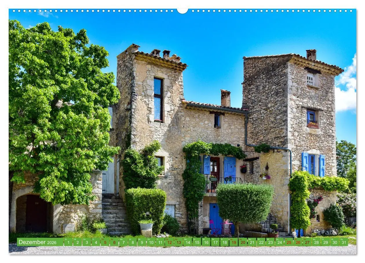 Bild: 9783457514443 | Dörfer in der Provence (Wandkalender 2026 DIN A2 quer), CALVENDO...