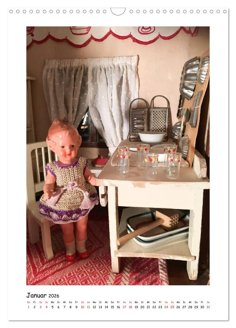 Bild: 9783516394443 | Alte Puppenzimmer (Wandkalender 2026 DIN A3 hoch), CALVENDO...