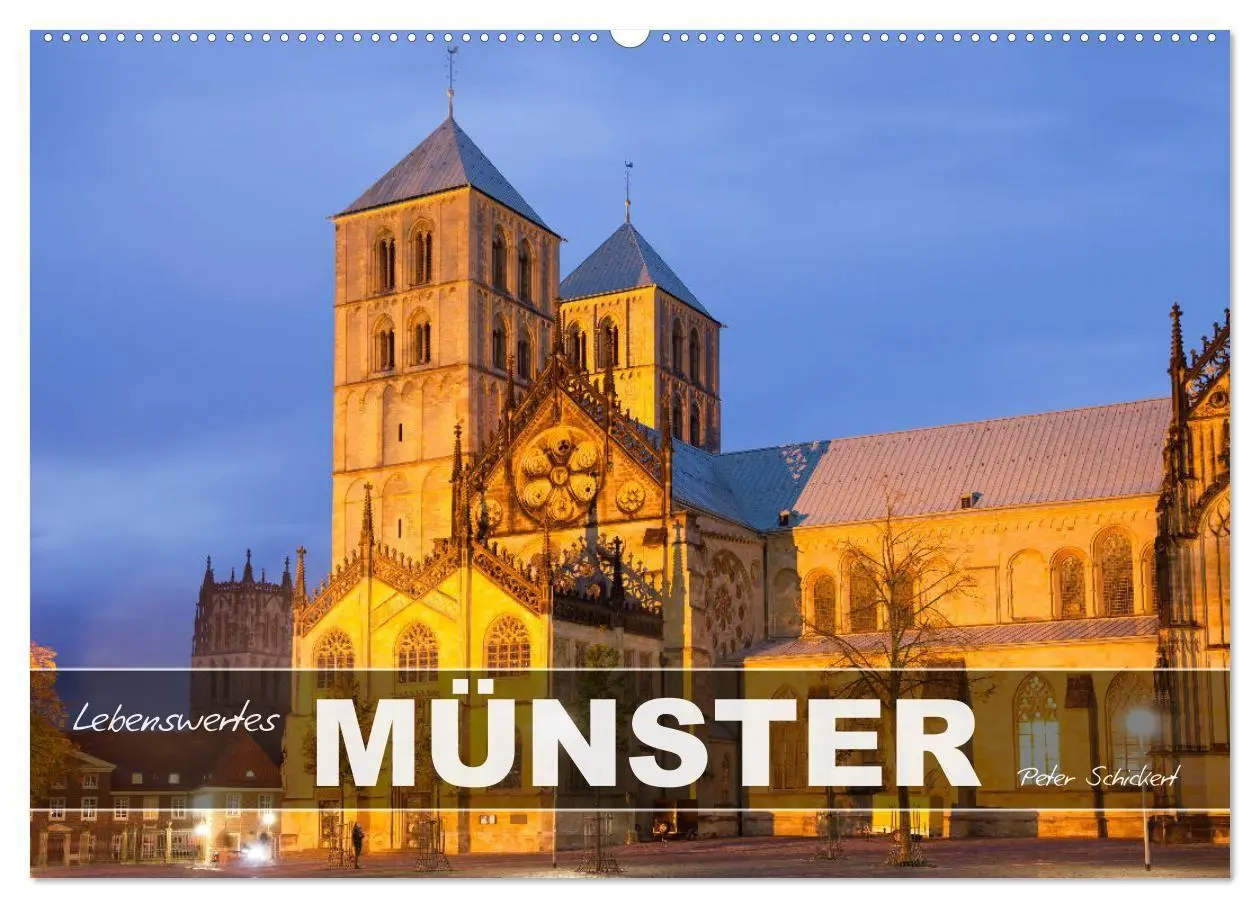 Cover: 9783516774443 | Lebenswertes Münster (Wandkalender 2027 DIN A2 quer), CALVENDO...