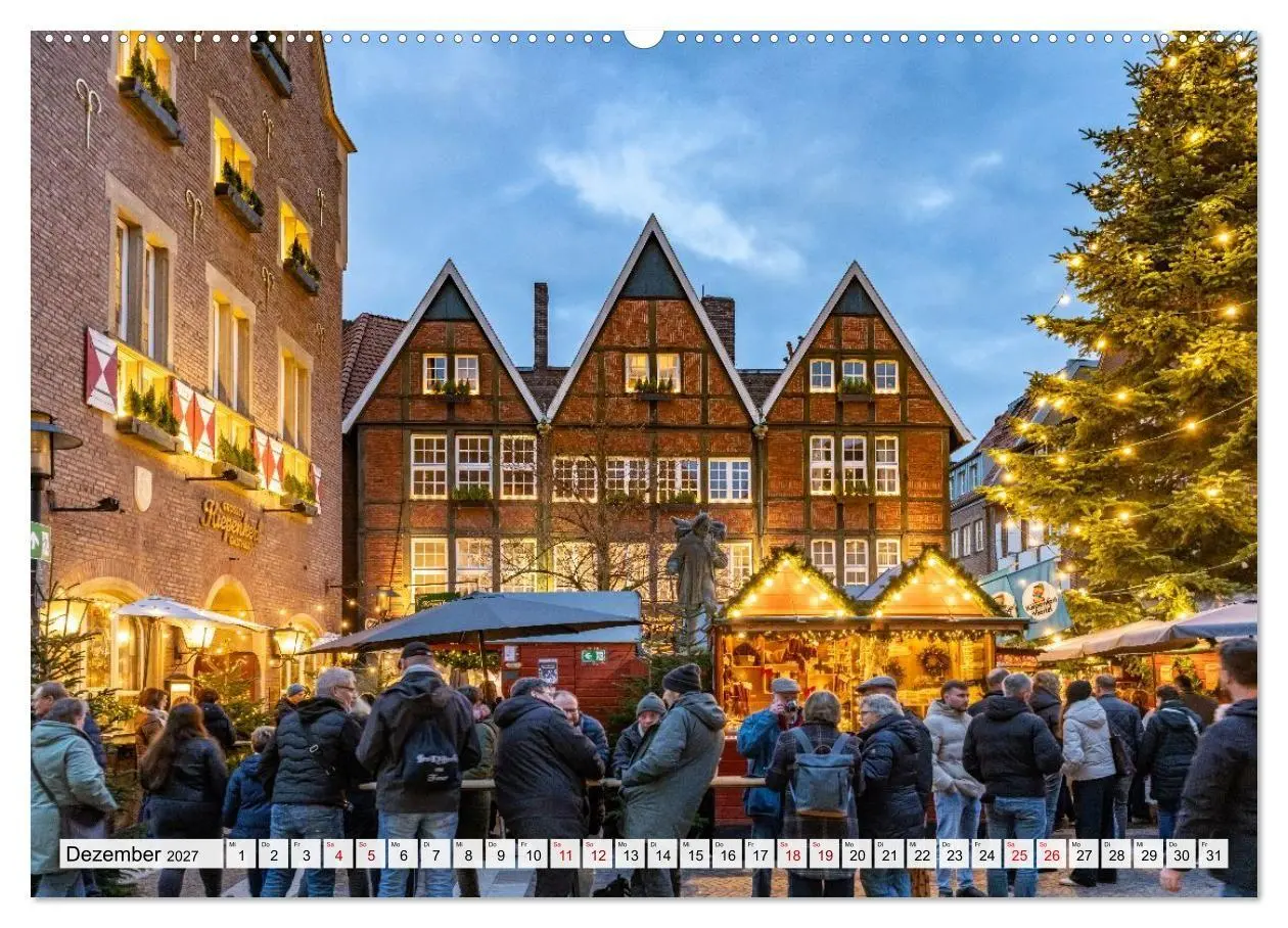 Bild: 9783516774443 | Lebenswertes Münster (Wandkalender 2027 DIN A2 quer), CALVENDO...