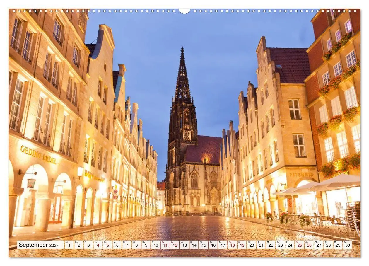Bild: 9783516774443 | Lebenswertes Münster (Wandkalender 2027 DIN A2 quer), CALVENDO...