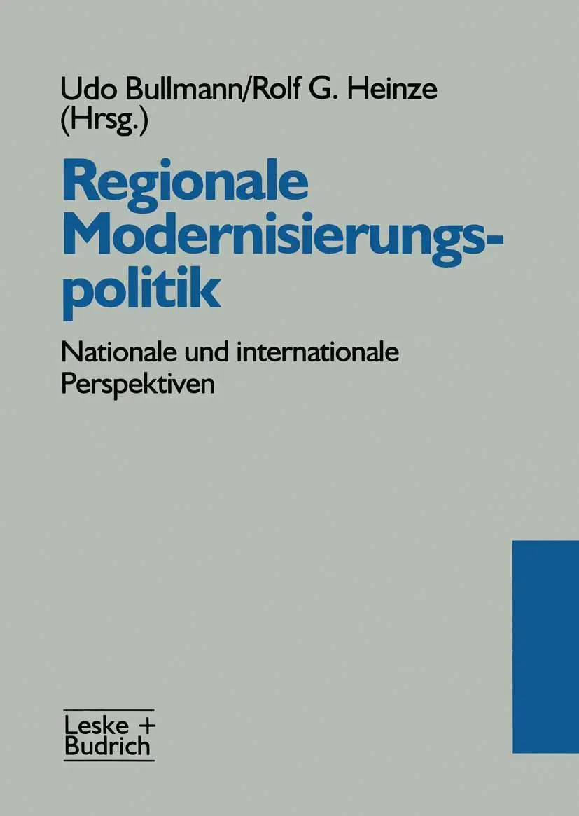 Cover: 9783810014443 | Regionale Modernisierungspolitik | Rolf G. Heinze (u. a.) | Buch