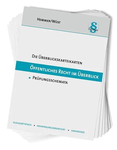 Die Überblickskarteikarten Öffentliches Recht im Überblick