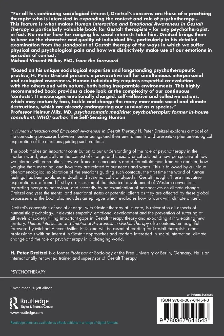 Rückseite: 9780367644543 | Human Interaction and Emotional Awareness in Gestalt Therapy | Buch