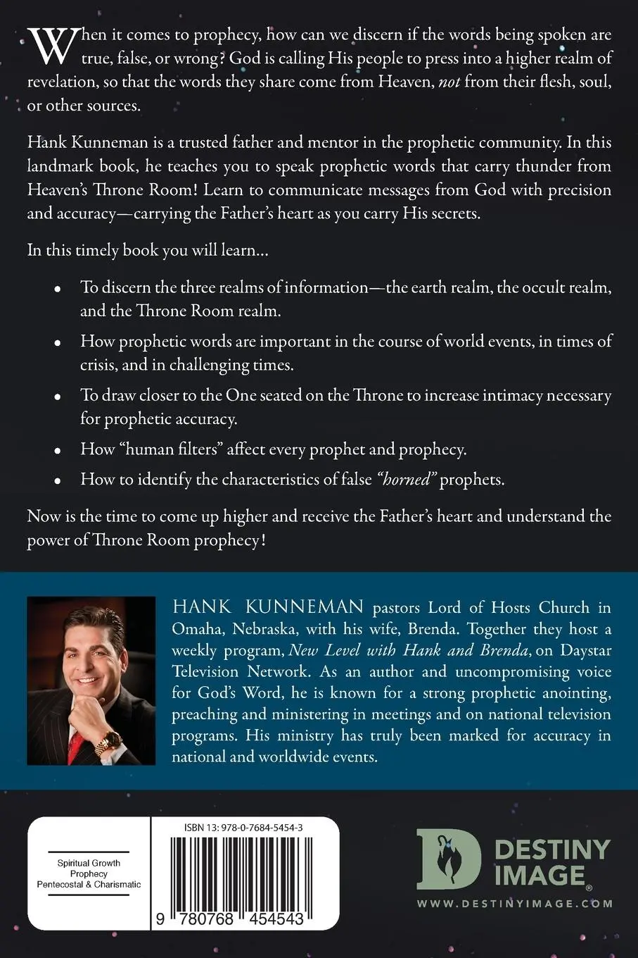 Rückseite: 9780768454543 | Throne Room Prophecy | Hank Kunneman | Taschenbuch | Englisch | 2020