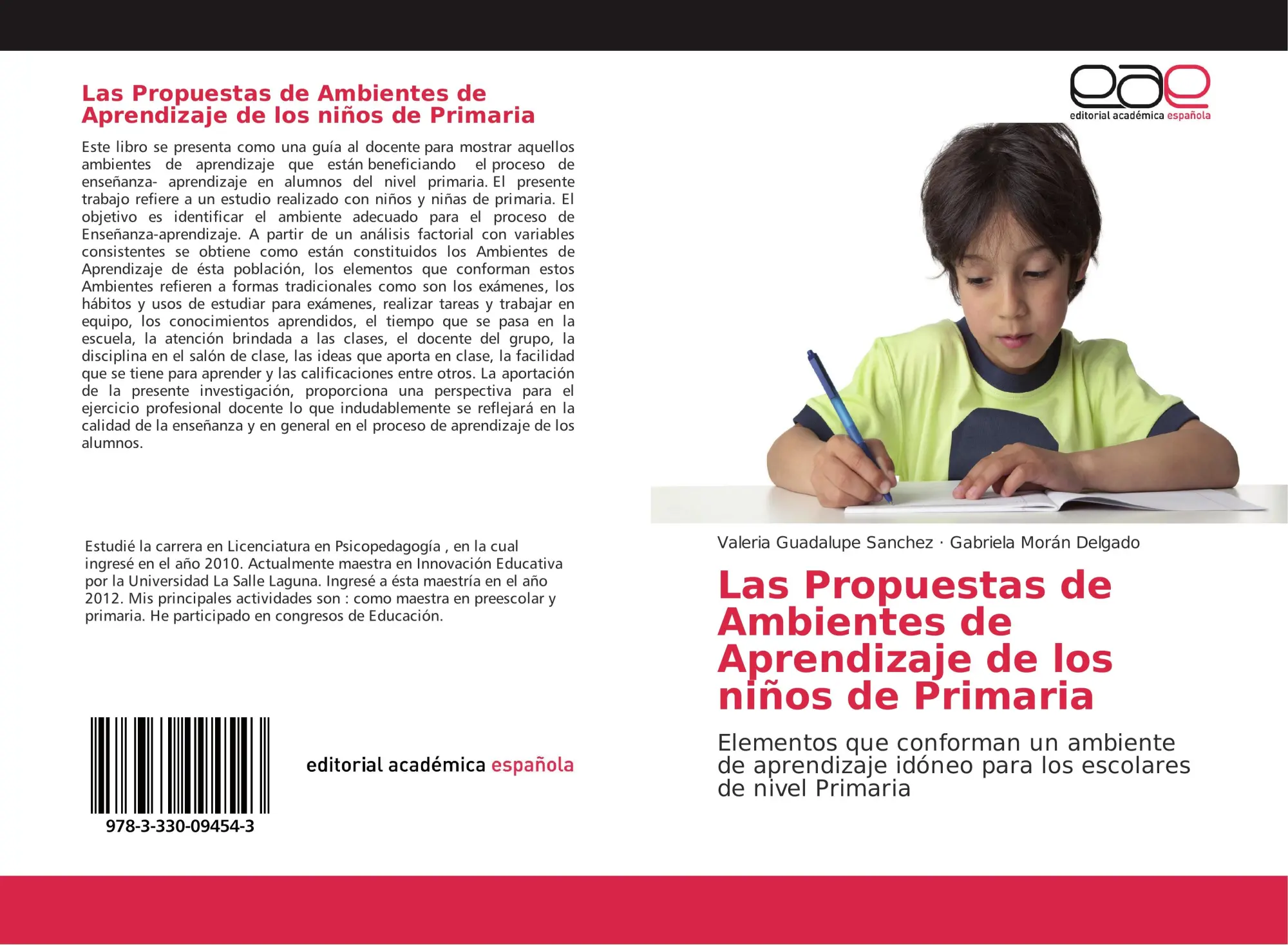 Cover: 9783330094543 | Las Propuestas de Ambientes de Aprendizaje de los niños de Primaria