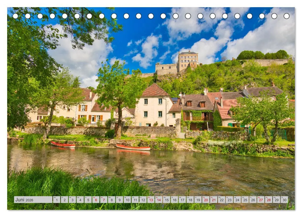 Bild: 9783457434543 | Frankreichs idyllische Dörfer (Tischkalender 2026 DIN A5 quer),...