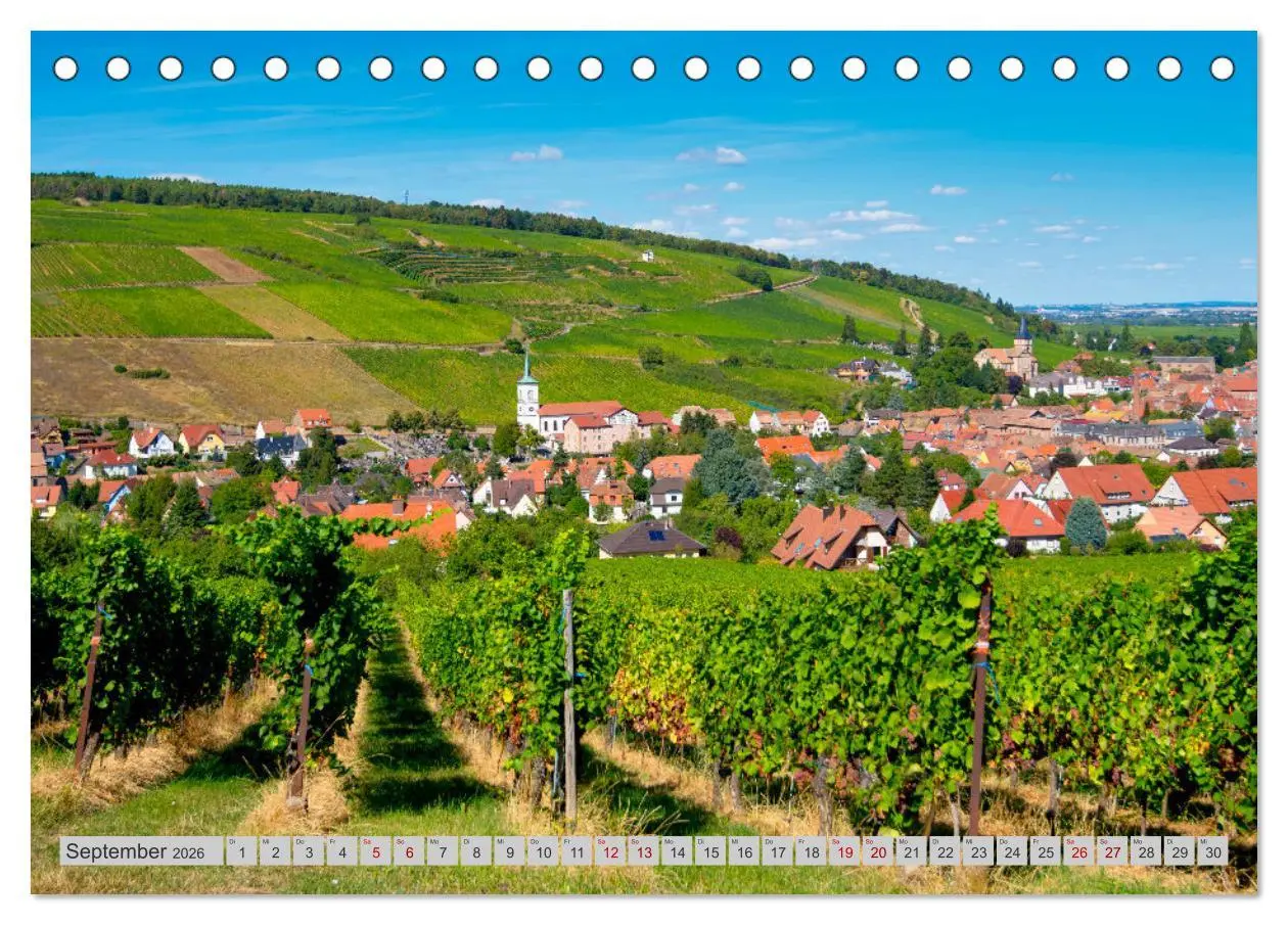 Bild: 9783457434543 | Frankreichs idyllische Dörfer (Tischkalender 2026 DIN A5 quer),...