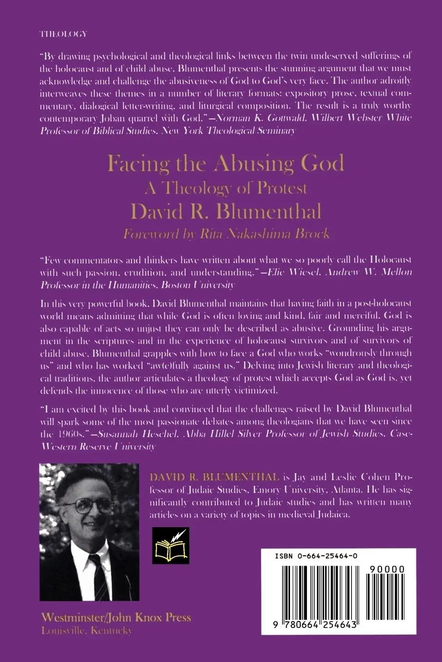 Rückseite: 9780664254643 | Facing the Abusing God | A Theology of Protest | David R. Blumenthal