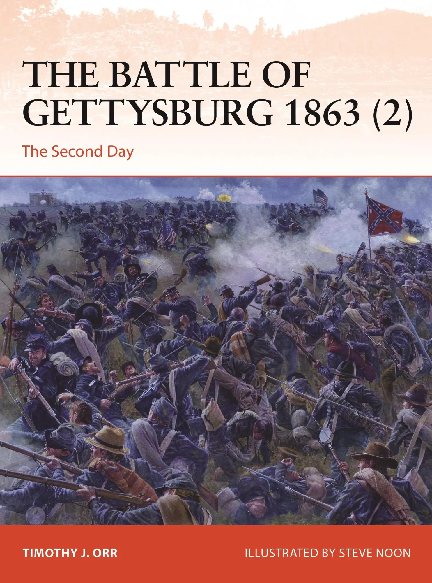 Cover: 9781472854643 | The Battle of Gettysburg 1863 (2) | The Second Day | Timothy J Orr