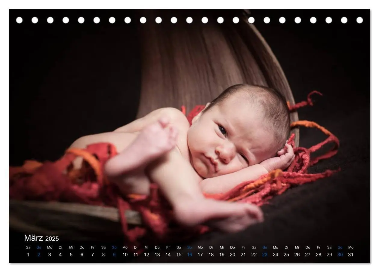 Bild: 9783435644643 | Baby - süße Träume (Tischkalender 2025 DIN A5 quer), CALVENDO...