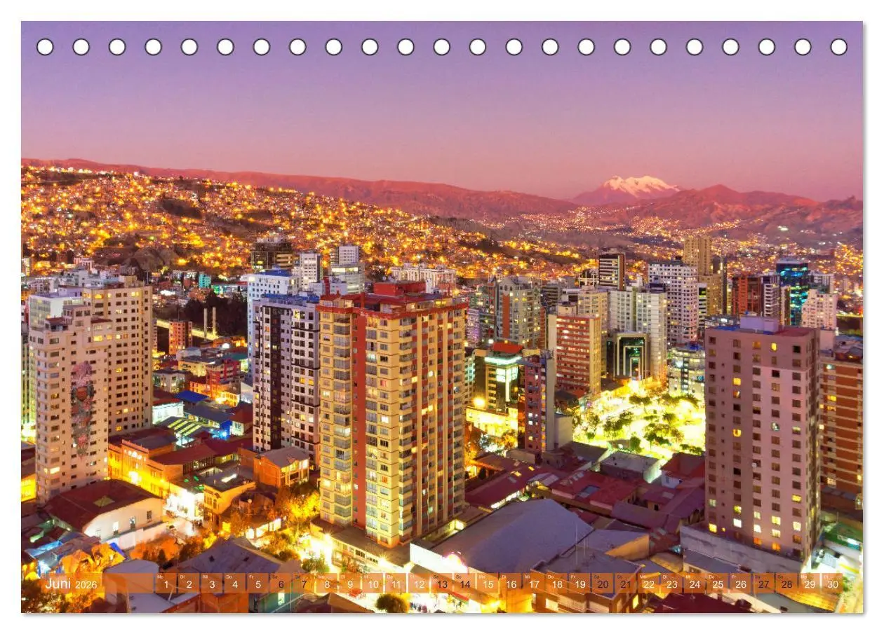 Bild: 9783457354643 | Entdecke Bolivien (Tischkalender 2026 DIN A5 quer), CALVENDO...