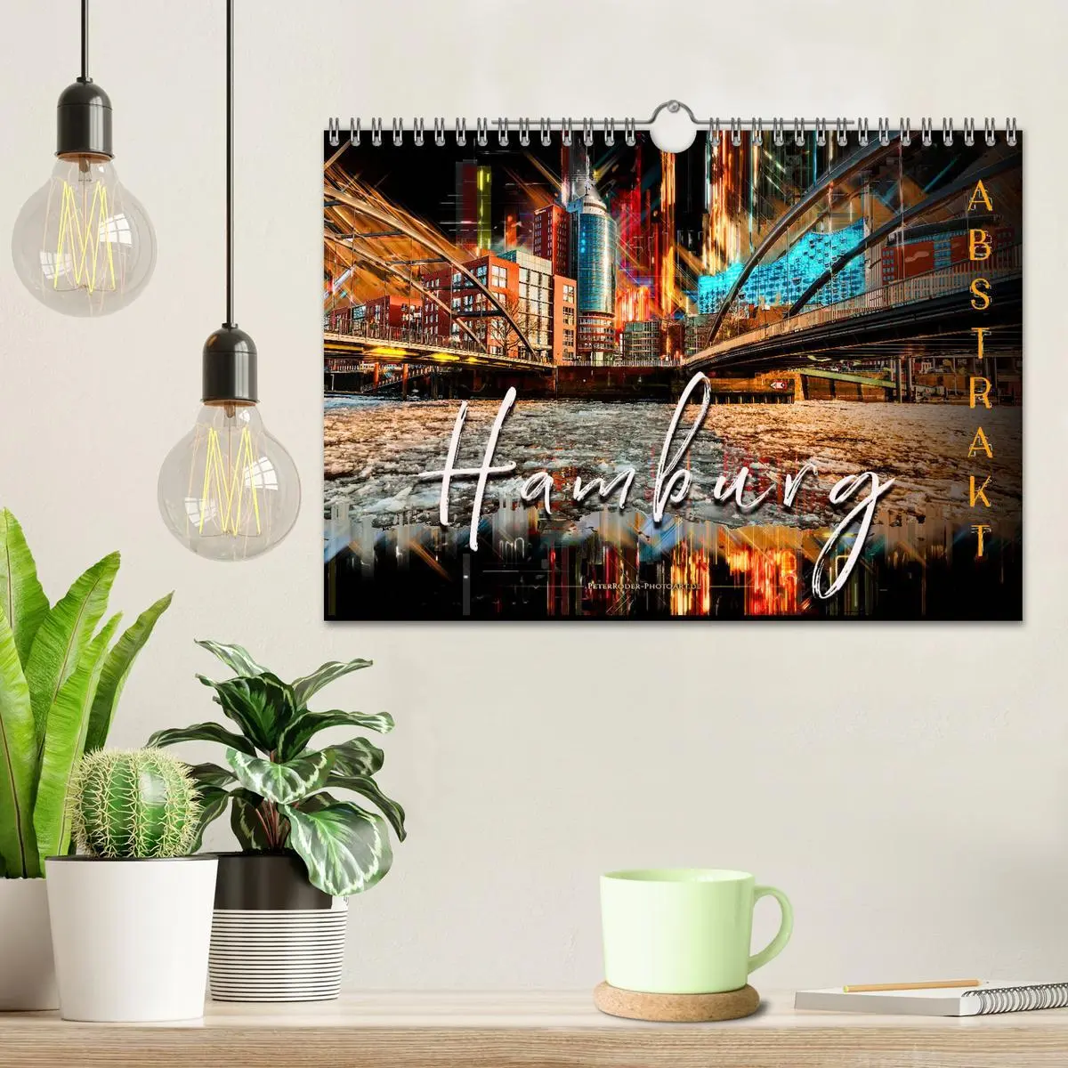 Bild: 9783457804643 | Hamburg abstrakt (Wandkalender 2026 DIN A4 quer), CALVENDO...