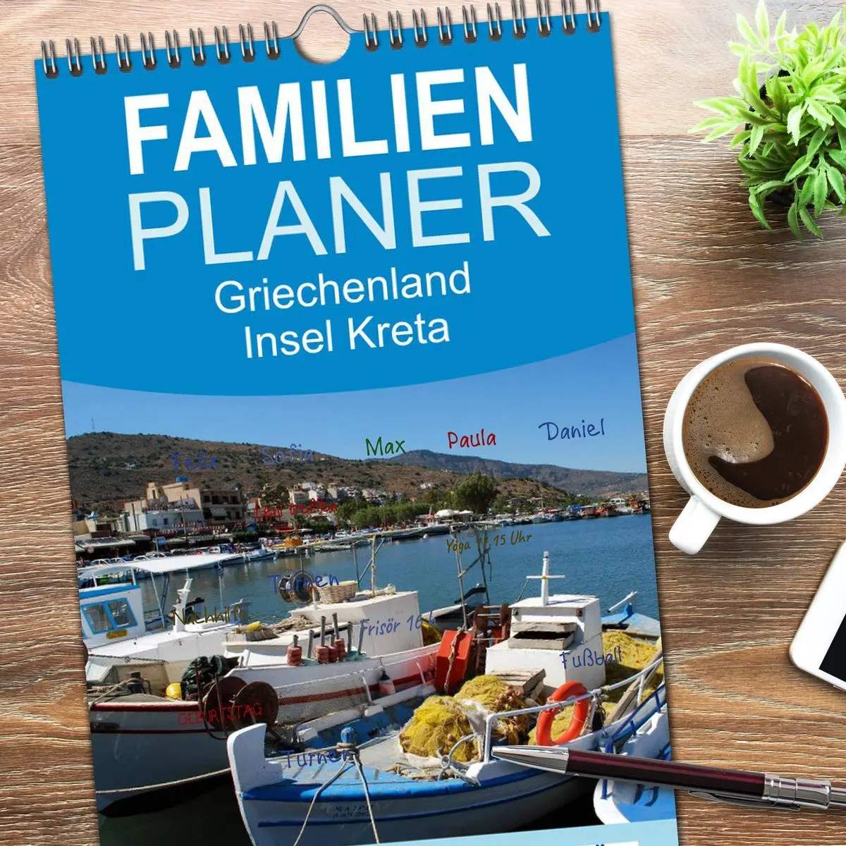 Bild: 9783516514643 | Familienplaner 2026 - Griechenland - Insel Kreta mit 5 Spalten...