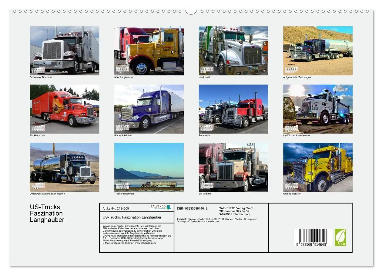 Bild: 9783569914643 | US-Trucks. Faszination Langhauber (hochwertiger Premium...
