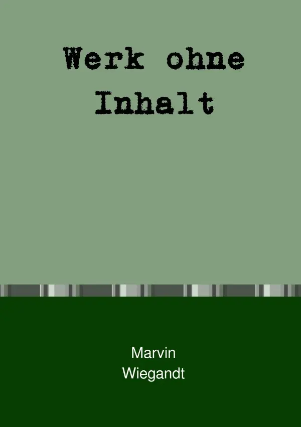 Cover: 9783754114643 | Werk ohne Inhalt | Marvin Wiegandt | Taschenbuch | 100 S. | Deutsch