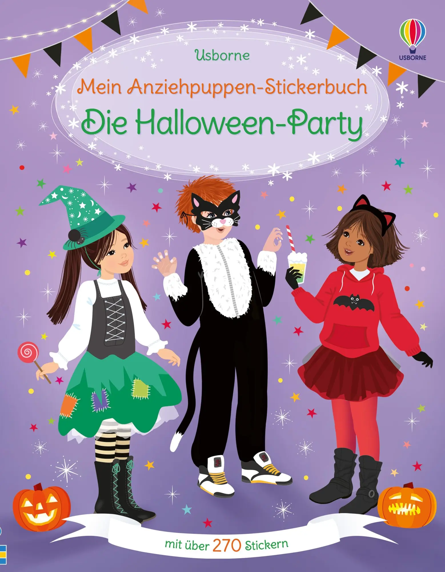 Cover: 9781035704743 | Mein Anziehpuppen-Stickerbuch: Die Halloween-Party | Fiona Watt | Buch