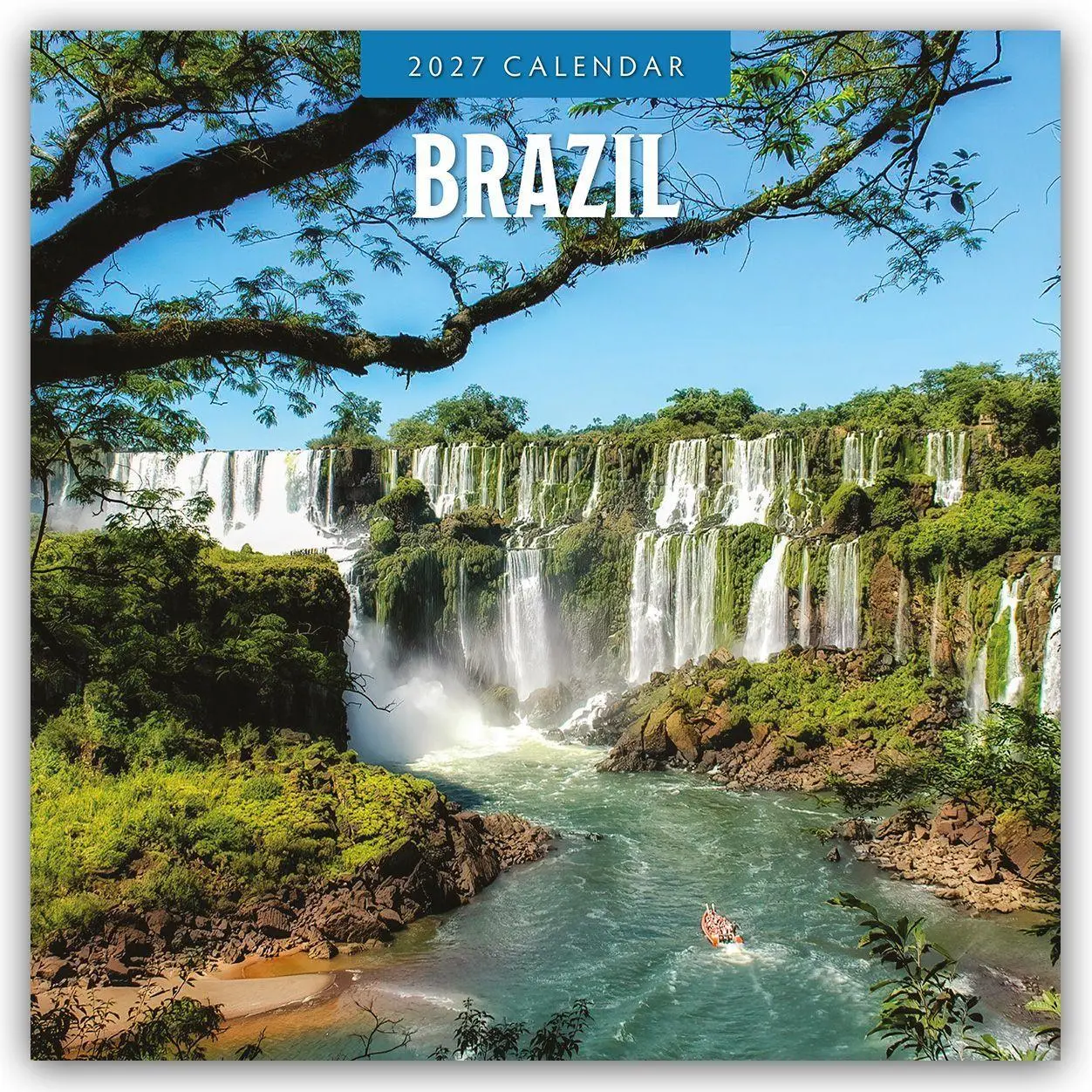 Cover: 9781837014743 | Brazil - Brasilien 2027 - 16-Monatskalender | Robin Red | Kalender