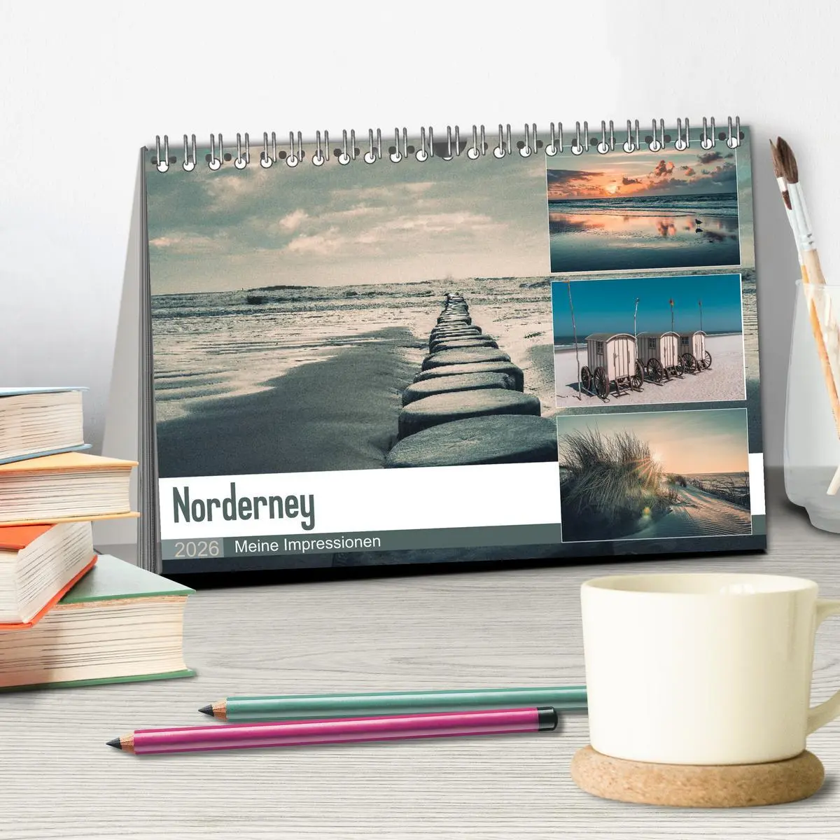 Bild: 9783457724743 | Mein Jahr auf Norderney (Tischkalender 2026 DIN A5 quer), CALVENDO...