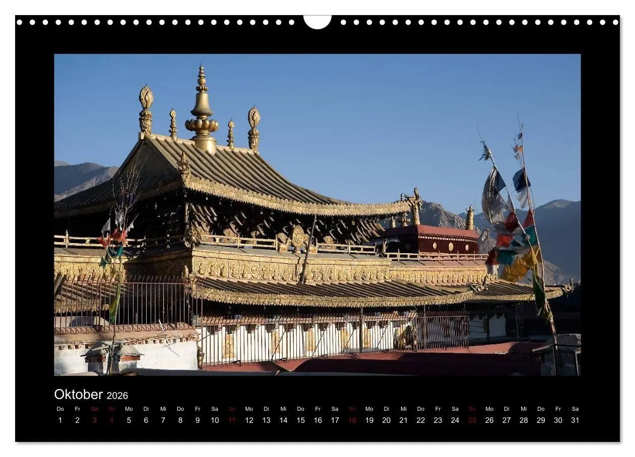 Bild: 9783516674743 | Tibet (Wandkalender 2026 DIN A3 quer), CALVENDO Monatskalender | 2026