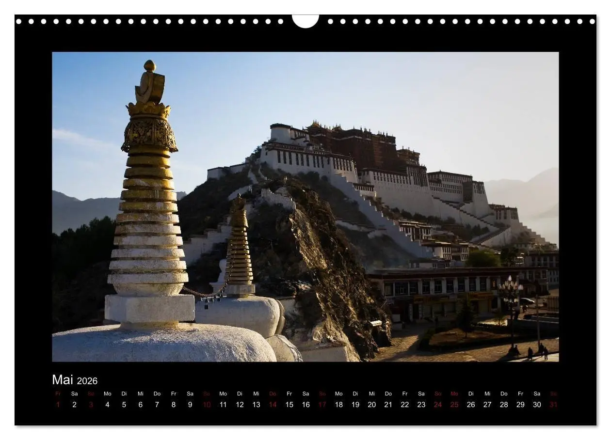 Bild: 9783516674743 | Tibet (Wandkalender 2026 DIN A3 quer), CALVENDO Monatskalender | 2026