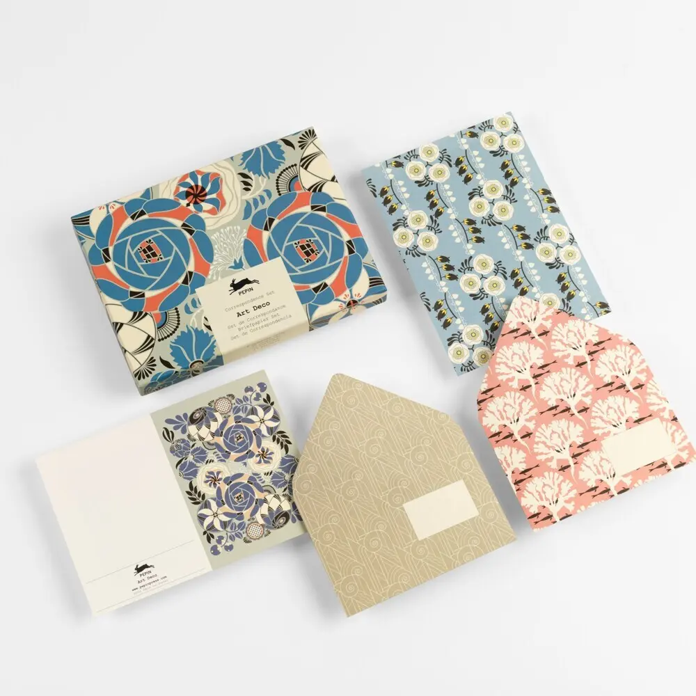 Cover: 9789460094743 | Art Deco | Korrespondenz Set / Briefpapier Set / Set de Correspondance